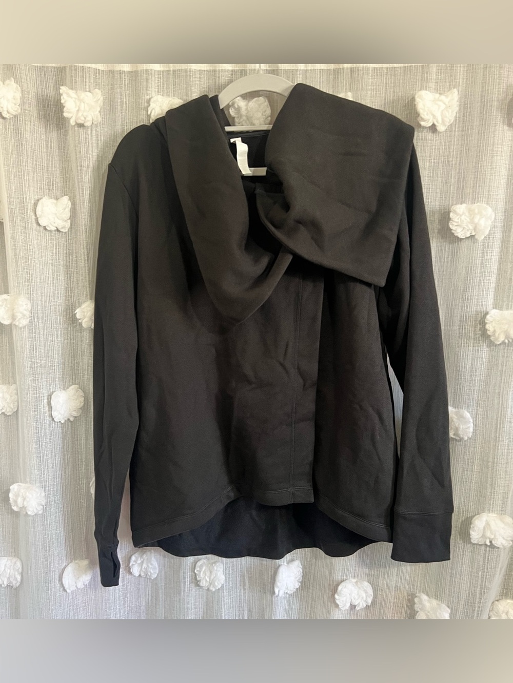 Z by Zella Women Black Asymmetrical Sweater
